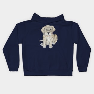 Puppy eyes Kids Hoodie